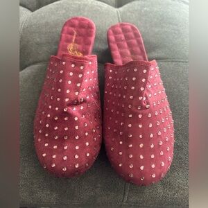 Joan Boyce size 8.5 W  studded slip on